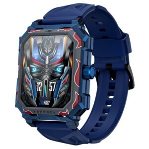 LOKMAT Ocean Max Sport Smartwatch Fitness Tracker Heart Rate, Blood Oxygen Monitor, Bluetooth 5.3 - Blue