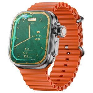 LOKMAT XH12C Smartwatch, 2.06 inch AMOLED Screen, 4G/5G Calling, Health Monitoring - Silver Dial
