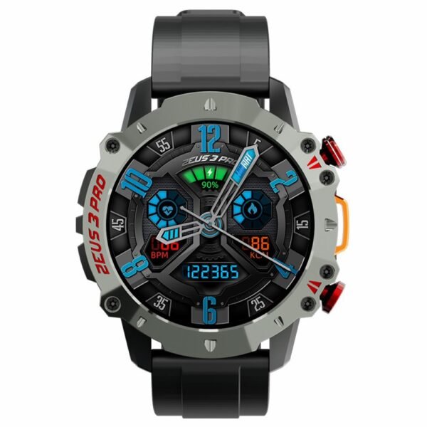 LOKMAT ZEUS 3 Pro Smartwatch 1.39 TFT Screen Heart Rate, Blood Pressure, SpO2 Monitor Bluetooth 5.1 - Black