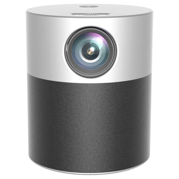 Android 9.0 LCD Projector 1920*1080 Full HD 1080P 300 ANSI Lumens WiFi Bluetooth with EU Plug - Grey