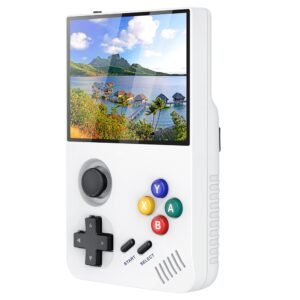 M19 Handheld Game Console, 3.5-inch HD Screen, 4GB RAM, 64GB TF Card - White