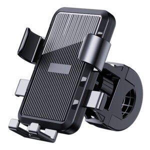 M5 Phone Holder for Electric Bikes / Motorcycles, Suitable for 4.7-7.2 inch Phones - Handlebar Type, Black
