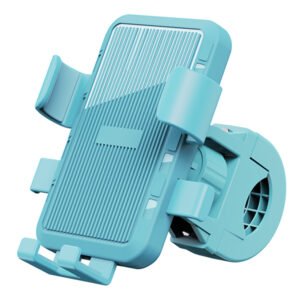 M5 Phone Holder for Electric Bikes / Motorcycles, Suitable for 4.7-7.2 inch Phones - Handlebar Type, Blue