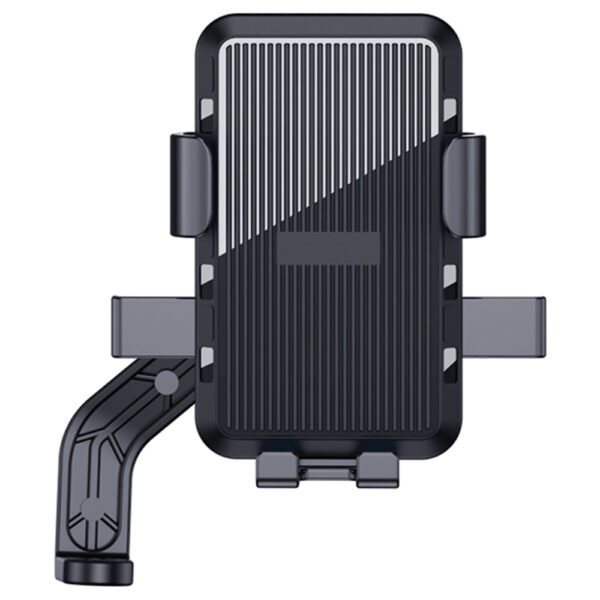 M6 Phone Holder for Electric Bikes / Motorcycles, Suitable for 4.7-7.2 inch Phones - Rearview Mirror Type, Black
