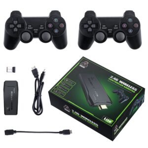 M8 64GB Retro Gaming Stick, 2*Wireless Game Controllers, 5000+ Games Pre-installed