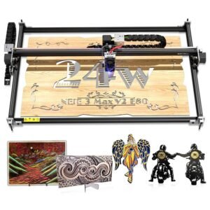NEJE 3 Max V2 E80 24W Laser Engraver Cutter