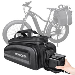 NEWBOLER BAG306 Electric Bike 30L Rear Seat Bag with Battery Compartment