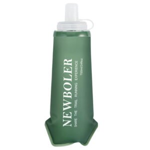 NEWBOLER BOT225 Foldable Soft Water Bottle Collapsible Portable Sports Bottle BPA-free - 700ml, Green