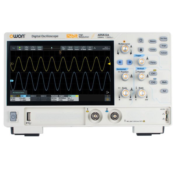 OWON ADS822A Digital Oscilloscope 200MHz AU Plug