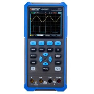 OWON HDS2102 2 in 1 Digital Oscilloscope Multimeter, 100MHz Bandwidth, 500MSa/s Sampling Rate, 20000 Counts - AU Plug