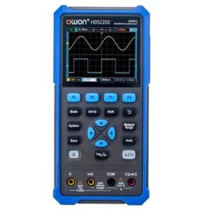 OWON HDS2202 2 in 1 Digital Oscilloscope Multimeter, 200MHz Bandwidth, 1GSa/s Sampling Rate, 20000 Counts - EU Plug
