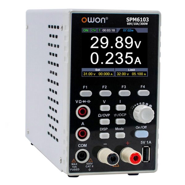 OWON SPM6103 DC Power Supply with Multimeter US Plug