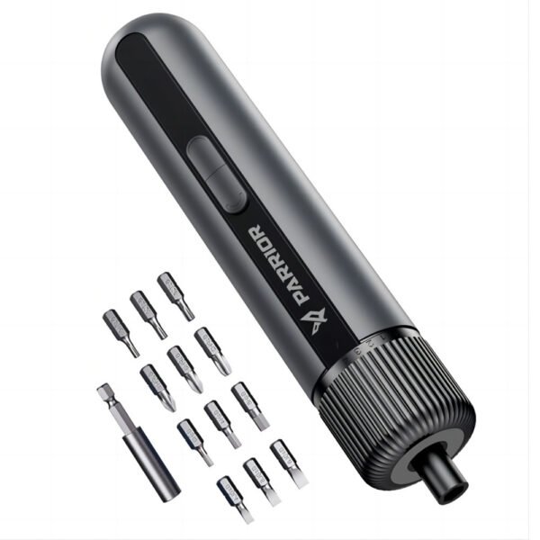 Parrior S121 4V Cordless Screwdriver - 8N.m Torque, 4 Speed Settings, 2200mAh Battery, LED Light for Precision Fastening