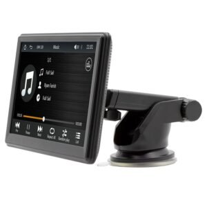 Portable Car MP5 Player FM Radio 7-inch Touch Screen, Support Bluetooth Music and Hands-free Calling