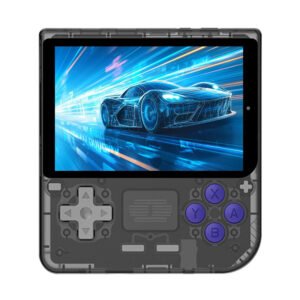 Powkiddy V10 Handheld Game Console Transparent Black