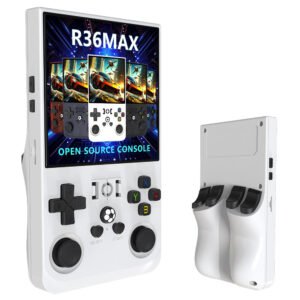 R36 Max Handheld Game Console 128GB White
