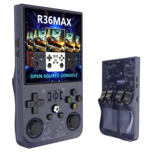 R36 Max Handheld Game Console 64GB Grey