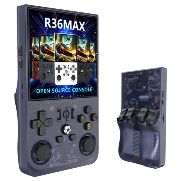 R36 Max Handheld Game Console 64GB Grey