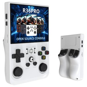 R36 Pro Handheld Game Console 64GB White