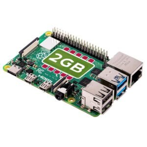 Raspberry Pi 4 Model B, 2GB RAM, BCM2711, Quad Core Cortex-A72 1.5GHz, 2.4/5.8GHz WiFi, Bluetooth 5.0
