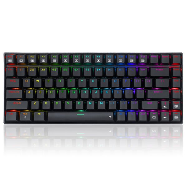 Redragon K629-RGB Phantom RGB  Backlight Mechanical Gaming keyboard 84 keys Red Switch - Black