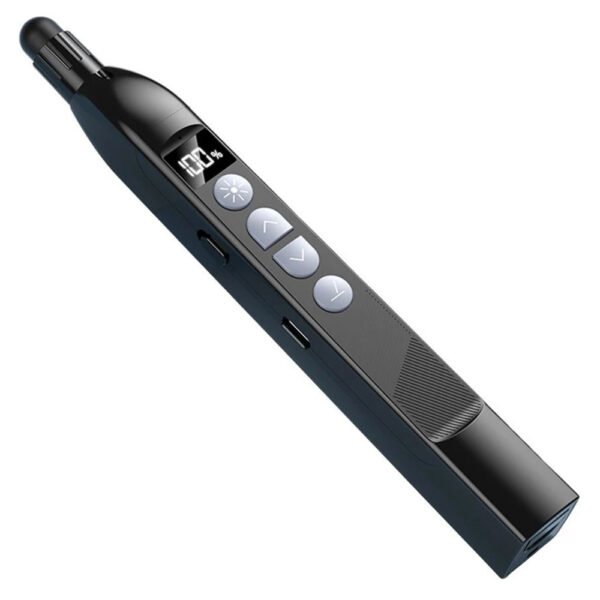 S18Pro Wireless Laser Pointer for Presentation with Telescopic Stick, Black