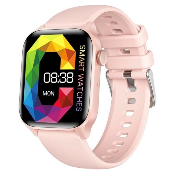 T12 Pro Smartwatch Health Monitoring Bracelet Waterproof Sports Watch - Pink