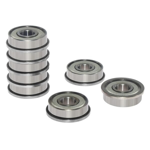 TWO TREES 10pcs F604ZZ Flange Bearings