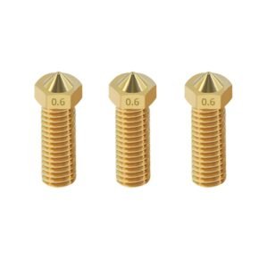 TWO TREES 3pcs 0.6mm V6 Volcano Nozzle with M6 Thread