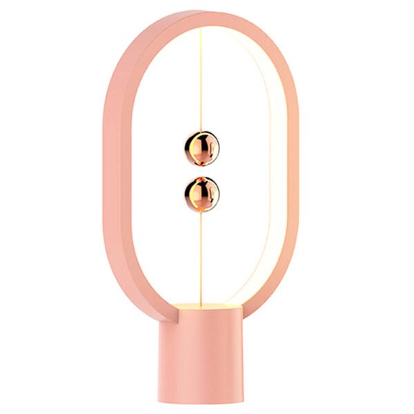 USB Rechargeable Mini HENGPRO Balance LED Table Lamp Ellipse Magnetic Mid-air Switch Eye-Care Night Light Touch Control