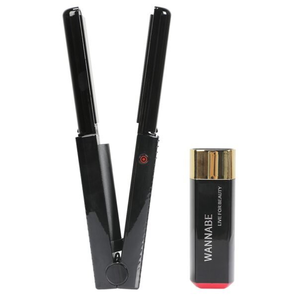 WANNABE Cordless Hair Straightener, Rechargeable Flat Iron for All Hair Types, 3 Levels Temperature Control