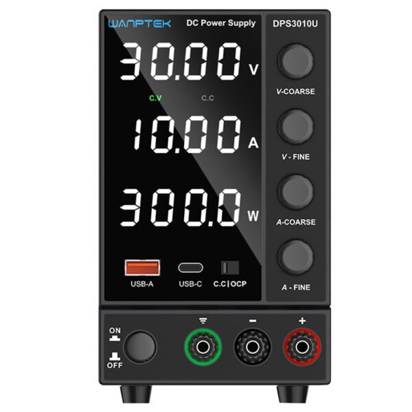 WANPTEK DPS3010U DC Power Supply Black UK Plug