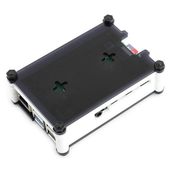 Waveshare Raspberry Pi 4B Acrylic Case with Cooling Fan