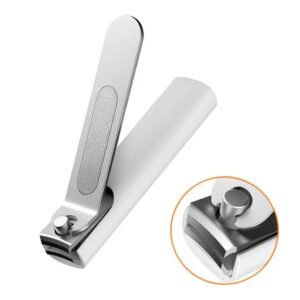 Xiaomi Mijia 420 Stainless Steel Nail Clipper, Pedicure Care Trimmer, Portable Nail File with Anti-Splash Storage Shell