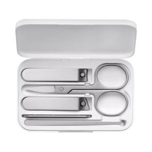 Xiaomi Mijia Portable 5PCS Stainless Steel Nail Clippers Set - White
