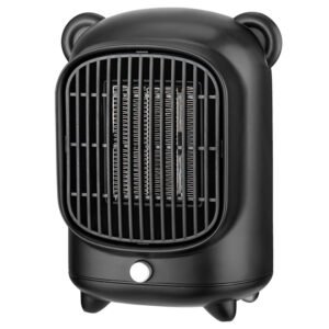 YND-500 500W Desktop Mini Electric Heater, PTC Ceramic Flame Retardant Portable Space Heater, Low Noise - EU Plug