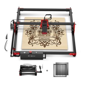 AlgoLaser DIY KIT 10W Laser Engraver + Laser Bed + Rotary Roller