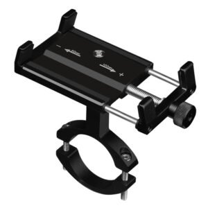 Aluminum Alloy Phone Holder for KUGOO S1 and KUGOO S1 Pro Folding Electric Scooter Bicycle - Black