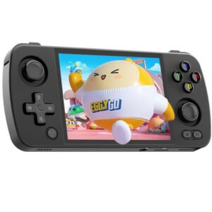 ANBERNIC RG405M Android 12 Game Console,128GB eMMC, 4GB LPDDR4X, No Games Preinstalled, Moonlight Streaming - Black