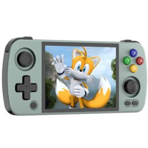 ANBERNIC RG405M Android 12 Game Console, 128GB TF Card, 128GB eMMC, 4GB LPDDR4X, 3172 Games, Moonlight Streaming - Grey