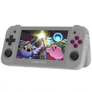 ANBERNIC RG505 Android 12 Game Console, 4GB LPDDR4X, 128GB+128GB TF Card, 3154 games, Moonlight Streaming - Grey
