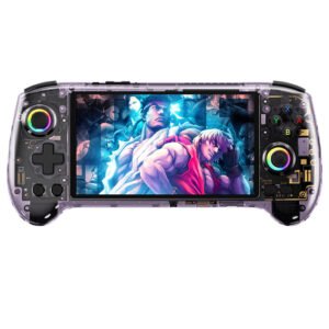 ANBERNIC RG557 Game Console 12GB 256GB Transparent Purple