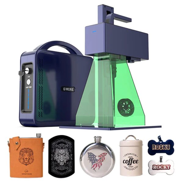 Gweike G2 PRO 30W Laser,110x110mm ,3mm Depth,90+ Colors, Dual Red Light, Manual Lift