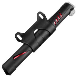 Mini Bike  And E-scooter Pump Air Compressor Tire Inflator High Efficiency - Black And Red