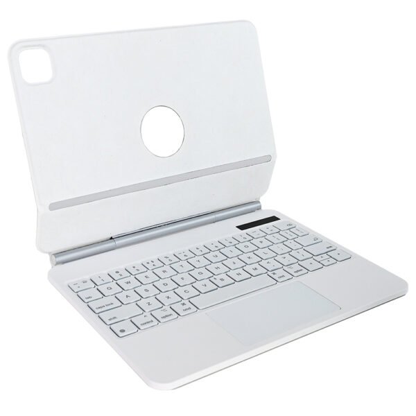Wireless Bluetooth 5.3 Keyboard for 12.9'' iPad Pro with USB-C Charging - White