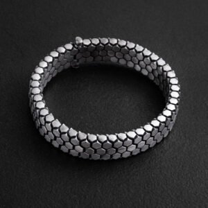 Silver bracelet RÜSTUNG