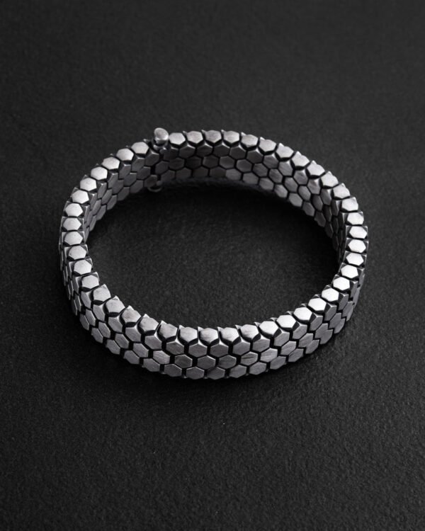 Silver bracelet RÜSTUNG