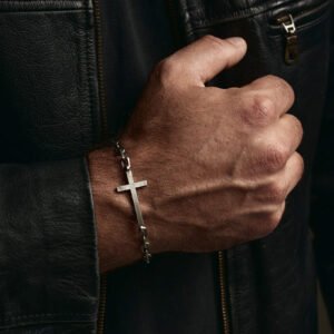 Silver bracelet STRENGTH OF FAITH