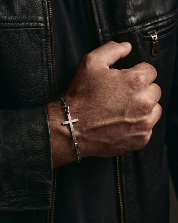Silver bracelet STRENGTH OF FAITH