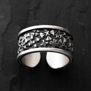 Silver ring MALTESE CROSS